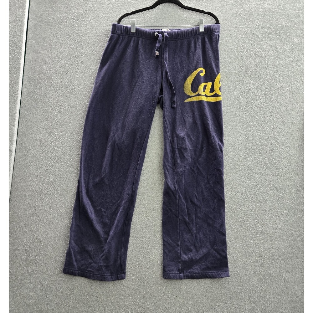 California Golden Bears Women Pants L Blue PINK Victoria's Secret Sweats READ